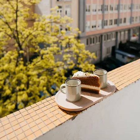Old Town With Balcony *